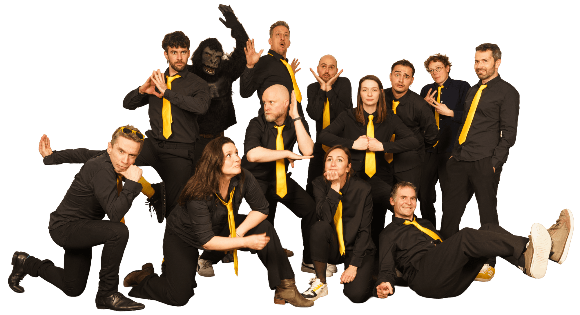 La troupe Banana Impro